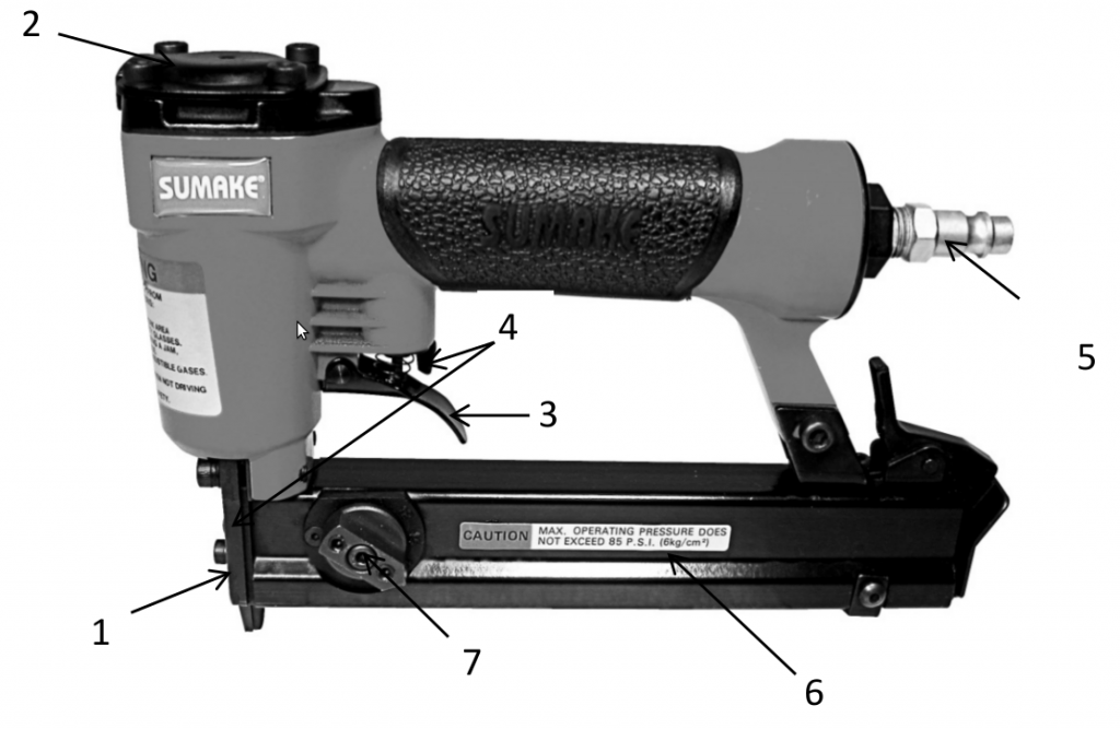Устройство пневмозабивного пистолета для микрошпильки