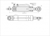 Гидроцилиндр ЦГ-80.40х250.11-02