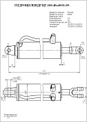 Гидроцилиндр ЦГ-100.40х400.01-05