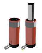 Домкрат универсальный гидравлический одностороннего действия ДУ20П200