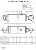 Гидроцилиндр ЦГ-100.50х200.11.001-01СБ