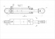 Гидроцилиндр ЦГ-125.63х560.11