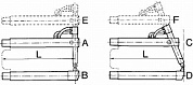 Верхнее прямое плечо 820мм (тип A) с коротким электродом для клещей 33 - TECNA 4768