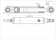 Гидроцилиндр ЦГ-80.56х290.11