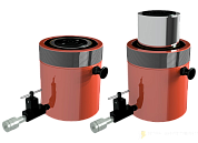 Домкрат универсальный гидравлический одностороннего действия ДУ150П150