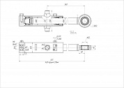 Гидроцилиндр ЦГ-80.56х210.31