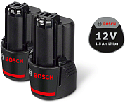 Комплект аккумуляторов (108 В; 15 Ач; Li-Ion; 2 шт) Bosch 1600Z0003Z