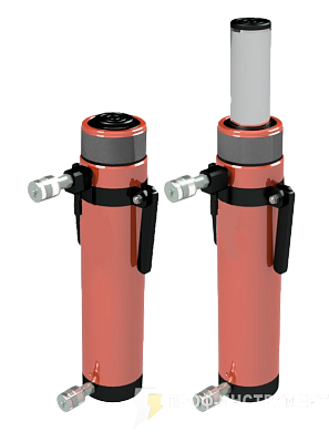 Домкрат универсальный гидравлический двойного действия ДУ100Г300